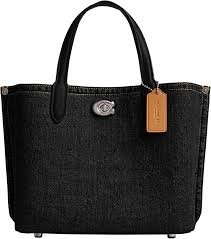 Coach Textured Tote Bag – Black