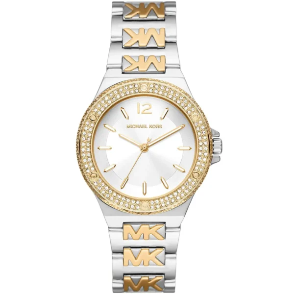Branded Modernity: Michael Kors Lennox Two-Tone Logo Watch