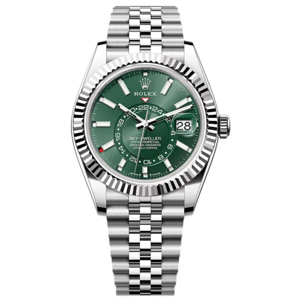 Rolex Sky-Dweller (Mint Green Dial & Jubilee Bracelet)