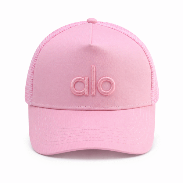 Pink Alo Mesh Cap