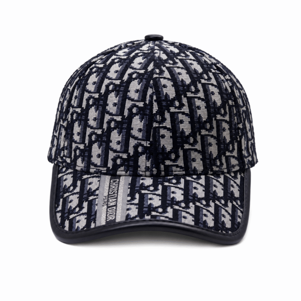 Dark Monogram Pattern Cap