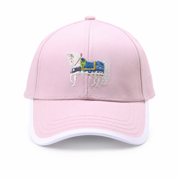 Pink Horse Embroidery Cap