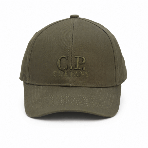 Olive Green C.P. Company-Style Cap