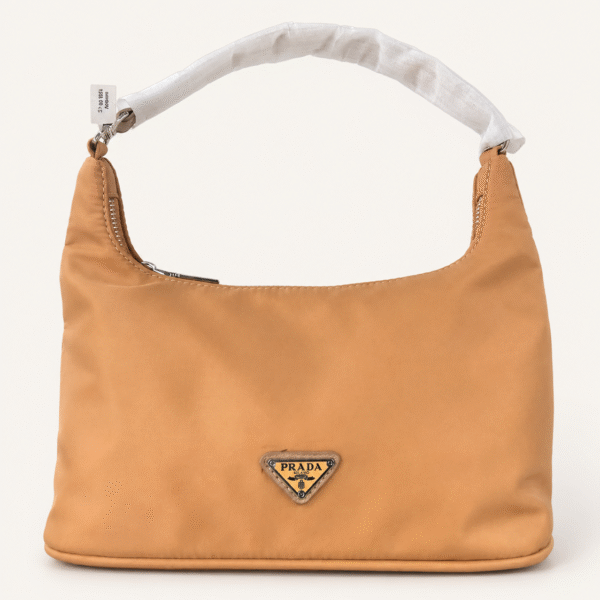 Prada Nylon Mini Shoulder Bag – Caramel Beige
