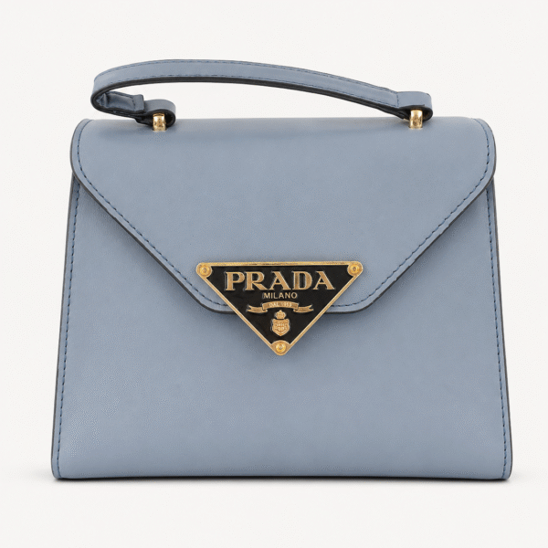 Prada Light Blue Top Handle Mini Bag