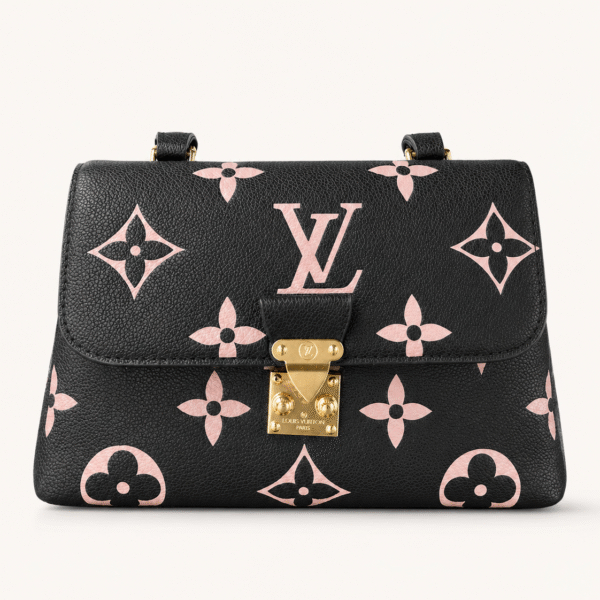 Louis Vuitton Monogram Flap Shoulder Bag – Black & Pink