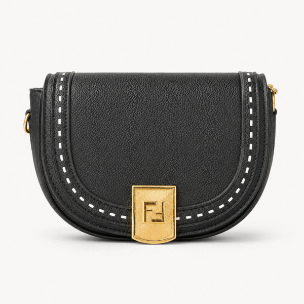 Fendi Black Flap Shoulder Bag