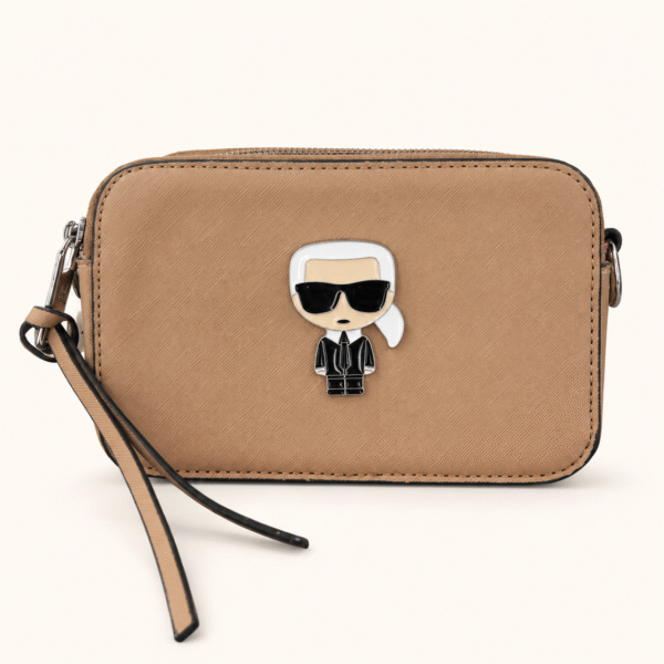 Karl Lagerfeld Beige Ikonik Camera Bag