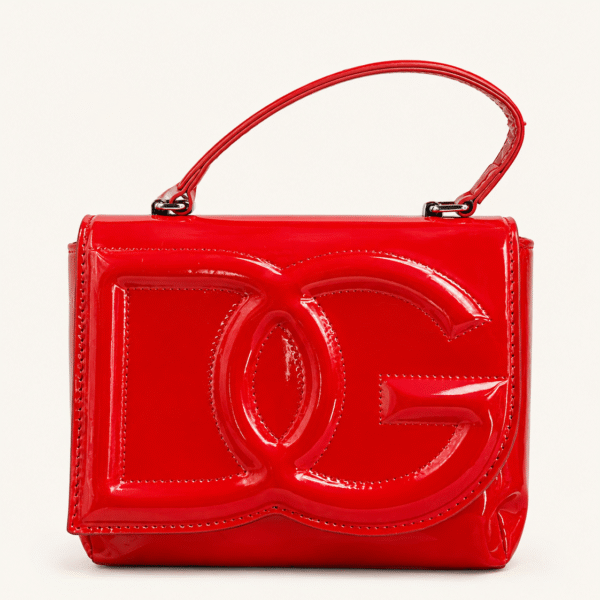 Dolce & Gabbana Red Patent Top Handle Bag