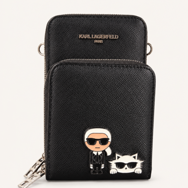 Karl Lagerfeld Black Character Phone Bag