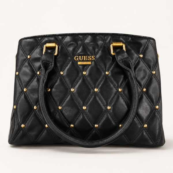 GUESS Quilted Studded Tote Bag