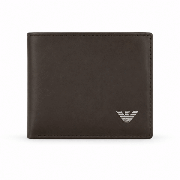 Emporio Armani GA Bi-Fold Wallet – Brown