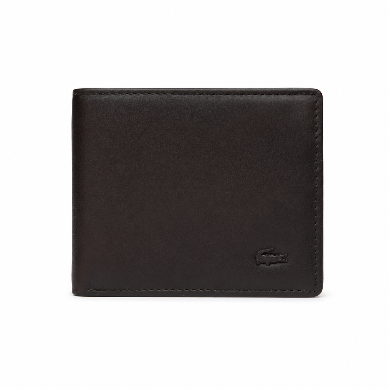 Lacoste Bi-Fold Wallet – Dark Brown