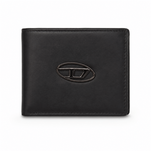 Black D-Logo Bifold Wallet