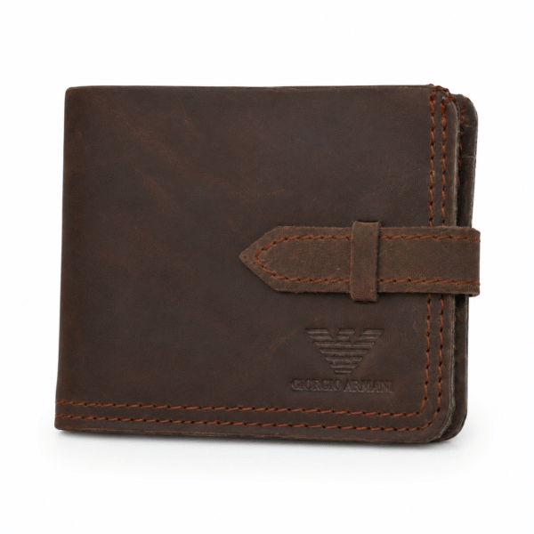 Giorgio Armani Leather Strap Wallet