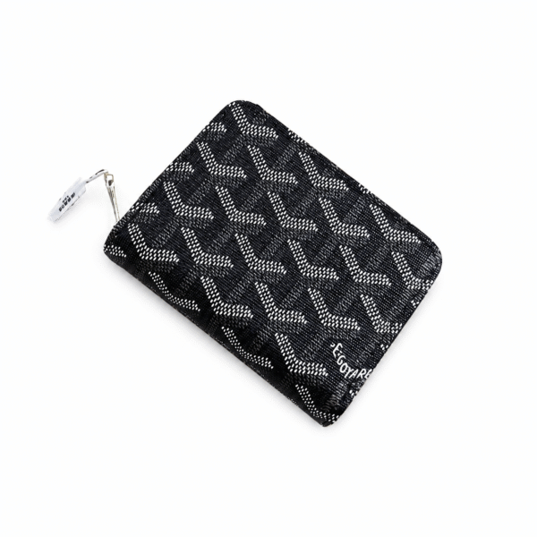 Goyard Compact Zip Wallet – Black
