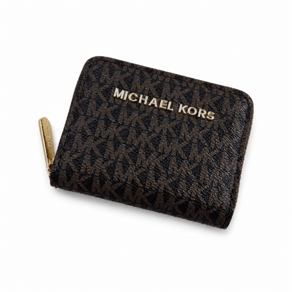 Michael Kors Compact Zip Wallet – Brown