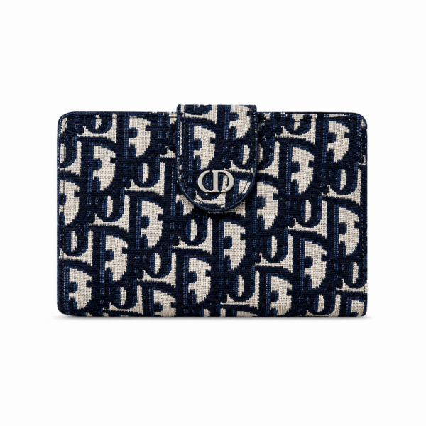 Dior Oblique Long Wallet – Navy