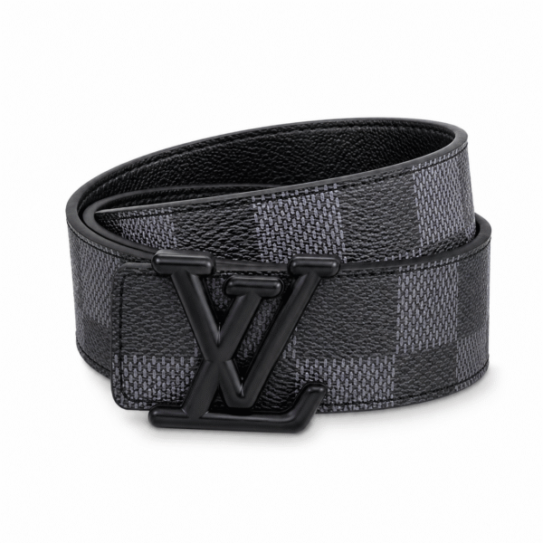 Louis Vuitton Damier Graphite Belt – Black / Black Buckle