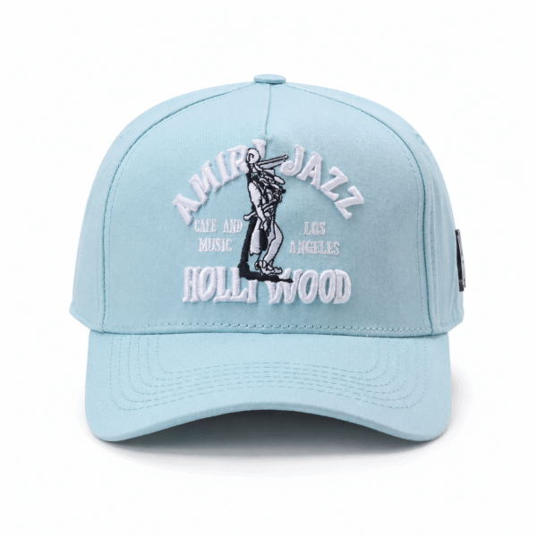 Light Blue Hollywood Jazz Cap