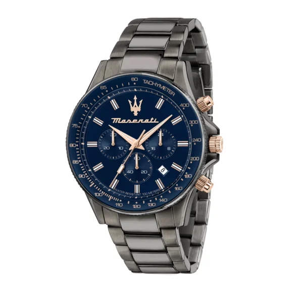 Maserati Sfida Dark Gunmetal & Rose Gold Chronograph