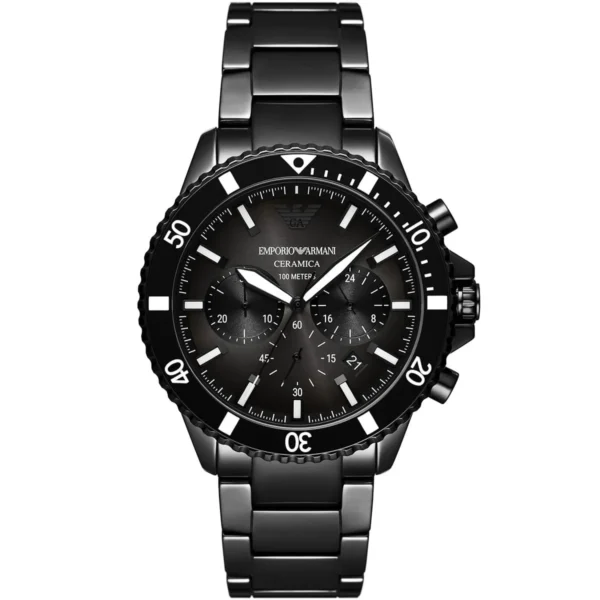 Emporio Armani Ceramica Matte Black Diver
