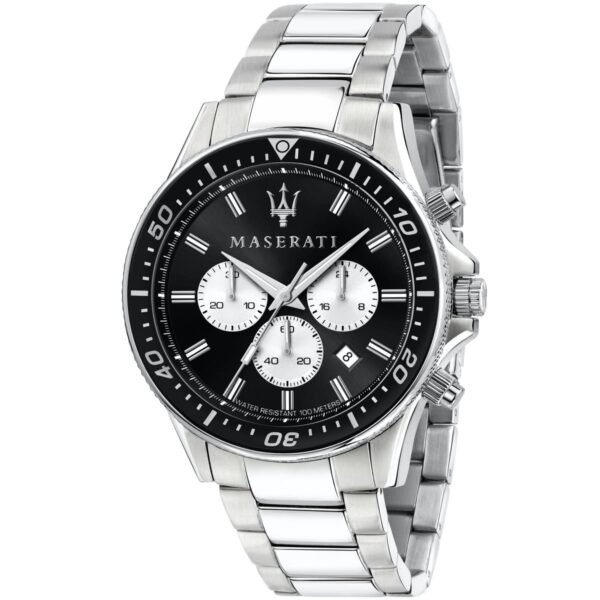Maserati Sfida Diver-Inspired Silver & Black