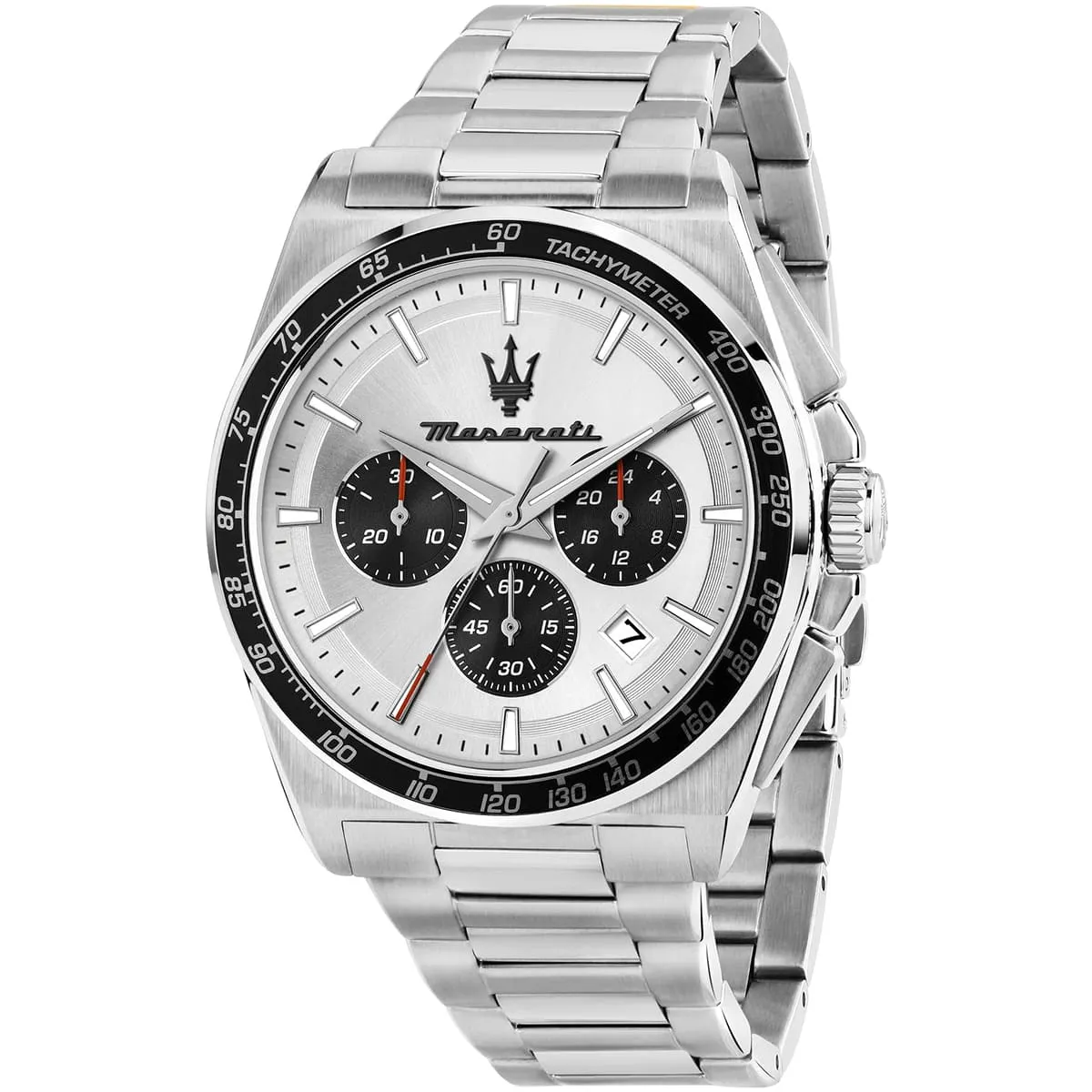 Maserati Velocità Monochromatic Steel Chronograph