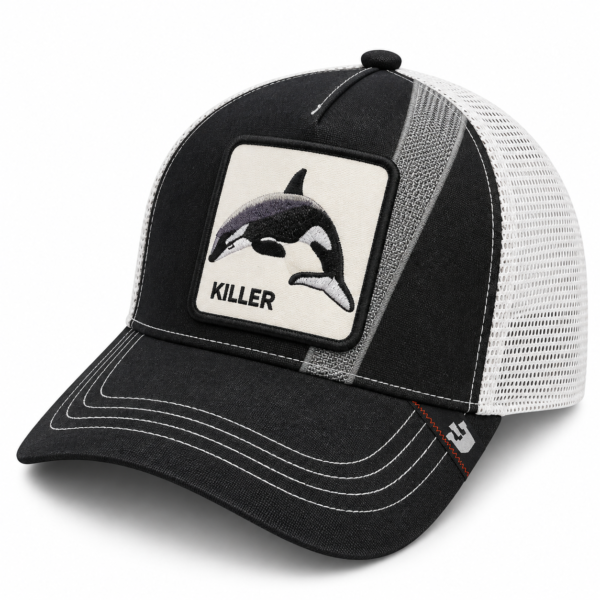 Killer Orca Patch Trucker Cap