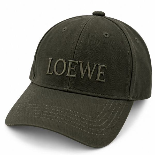 Loewe Tonal Logo Baseball Cap – Dark Olive