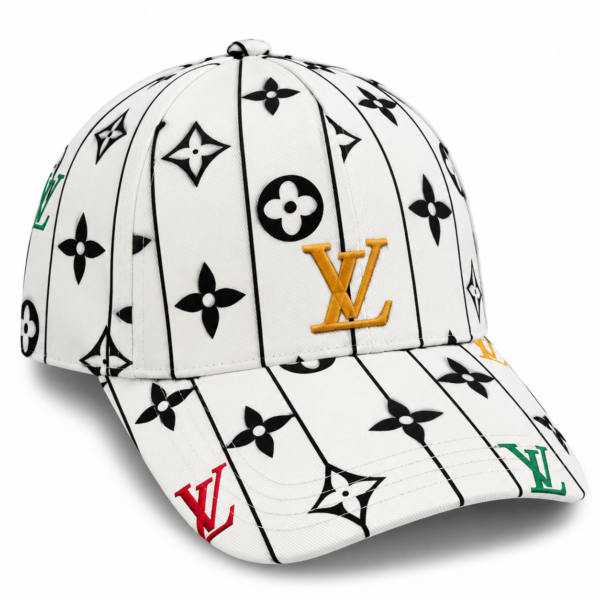 Louis Vuitton Multicolor Monogram White Cap