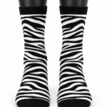 Happy Socks Colorful Crew Socks Collection - Zebra