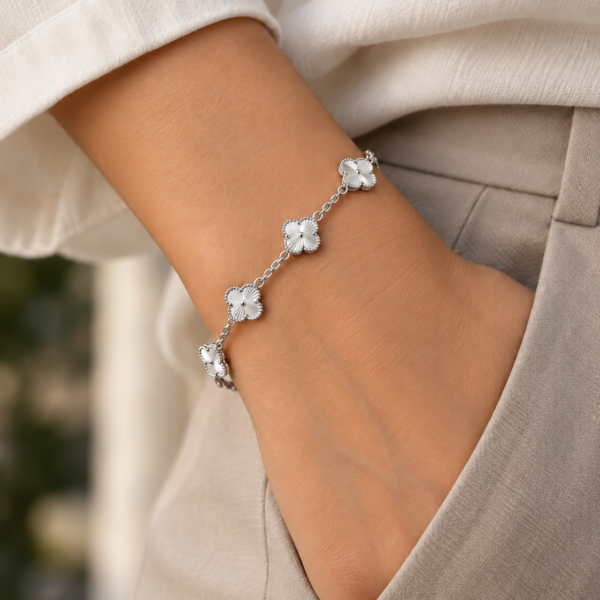 Van Cleef & Arpels Alhambra Silver Bracelet