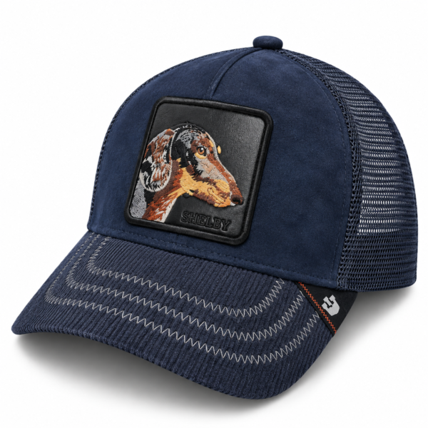 Shelby Dog Patch Navy Trucker Cap