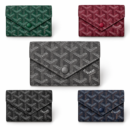 Goyard Chevron Monogram Envelope Card Holder - Grey