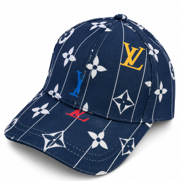 Louis Vuitton Multicolor Monogram Baseball Cap – Navy Blue