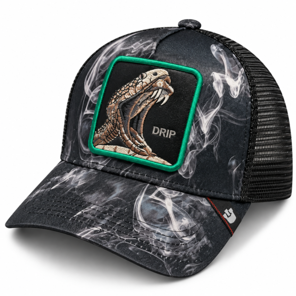 DRIP Cobra Smoke Trucker Cap