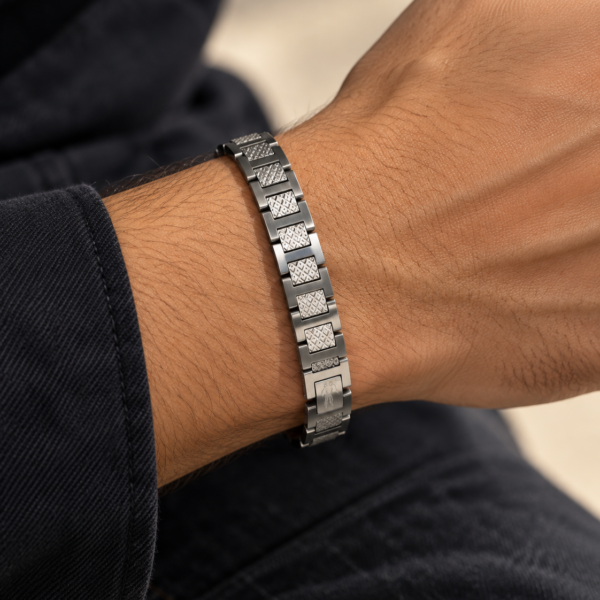 Lacoste Pure Stainless Steel Link Bracelet