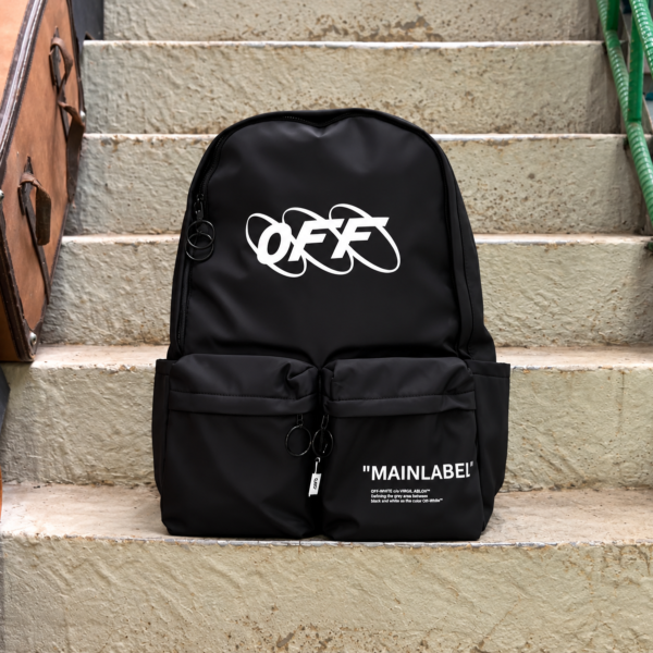 Off-White Black Main Label Utility Backpack