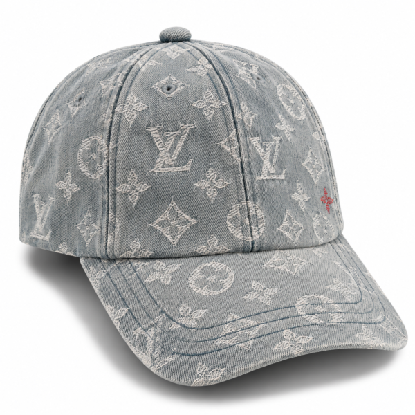 Louis Vuitton Washed Denim Monogram Cap