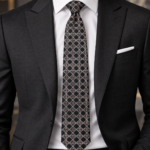 TIE - Black / White Geometric