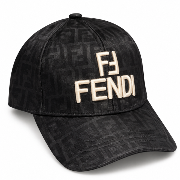 Fendi FF Monogram Embroidered Cap
