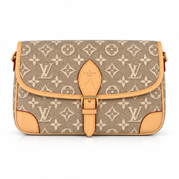 Louis Vuitton Beige Monogram Flap Shoulder Bag