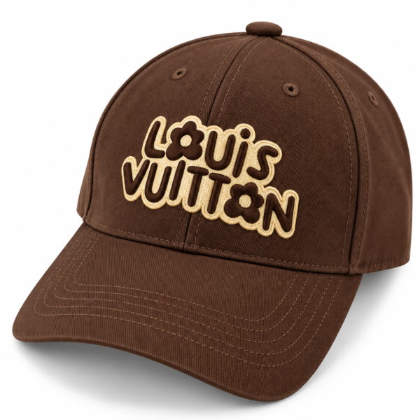 Louis Vuitton Floral Logo Baseball Cap – Brown