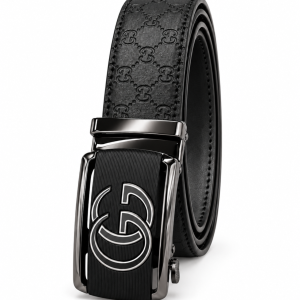 Gucci Black Leather Belt