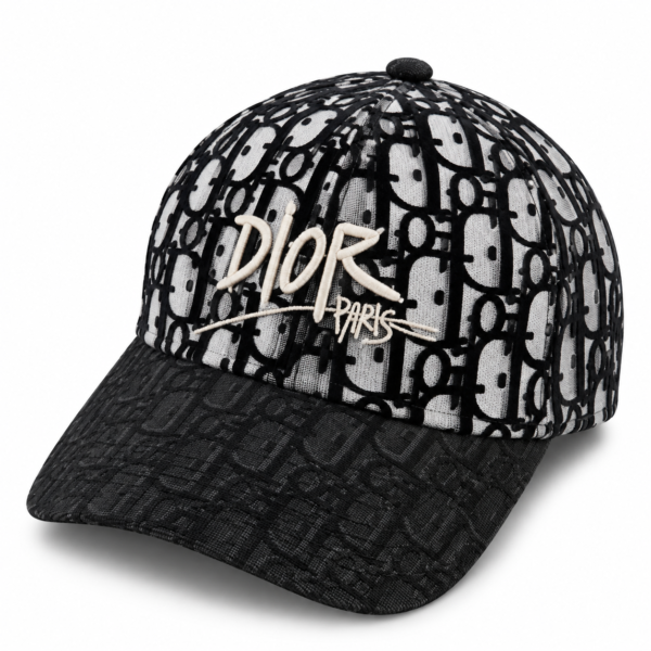 Dior Oblique Monogram Black & White Cap