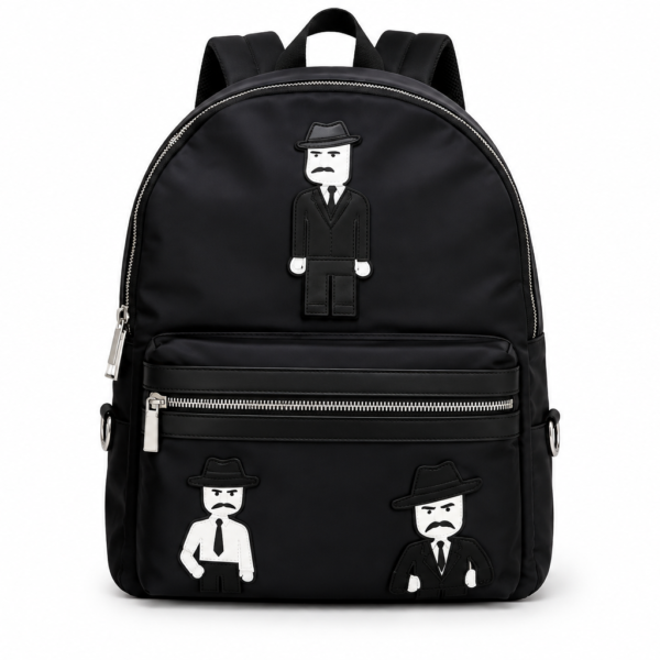 Dolce & Gabbana Black Cartoon Character Backpack