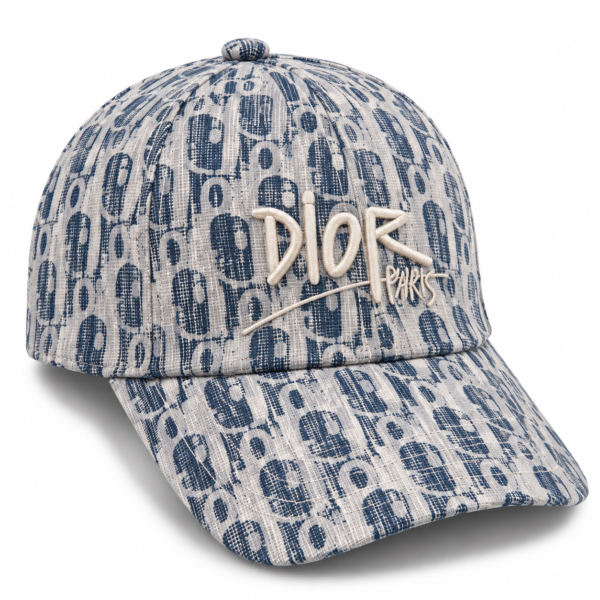 Dior Oblique Embroidered Cap