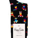 Happy Socks Colorful Pattern Crew Socks - Characters