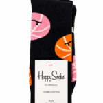 Happy Socks Colorful Pattern Crew Socks - Basketball